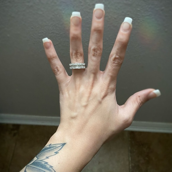 SOLD Levian diamond ring 18k white gold - Picture 9 of 11